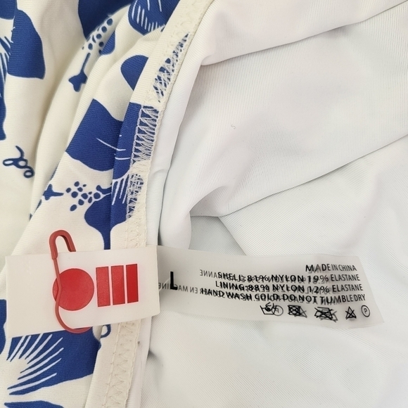 New Solid & Striped Taylor Bow Embellished Aloha Floral Print Swimsuit Large - Picture 16 of 17